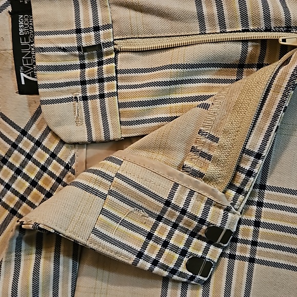 NY&Co 7th Ave plaid slacks - Picture 4 of 13